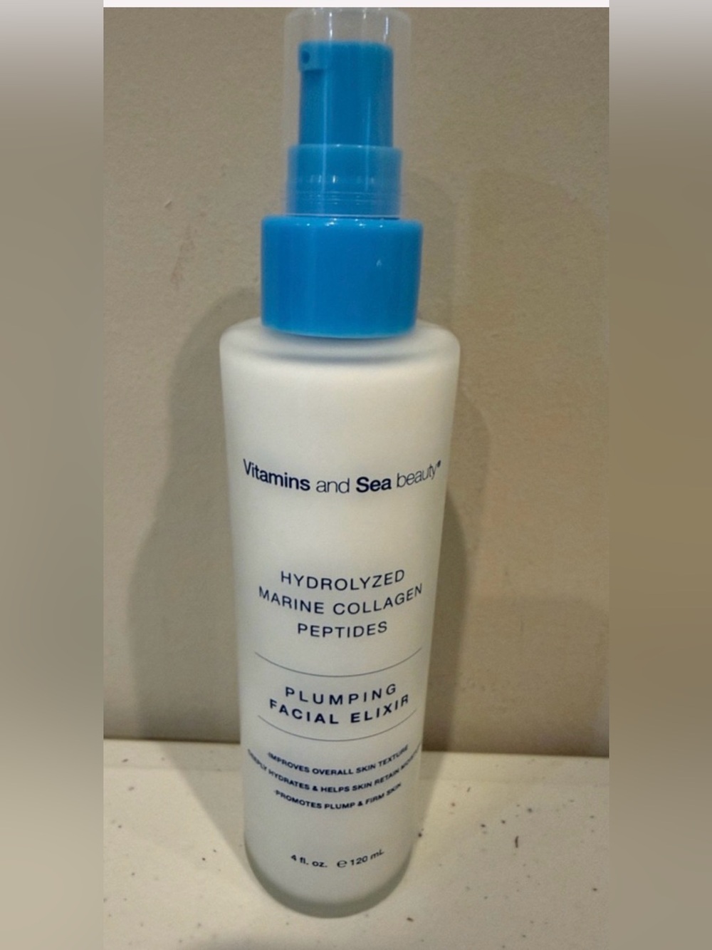 G7. Vitamins and Sea Beauty - Plumping Facial Elixir - 4 Oz - No Cancels